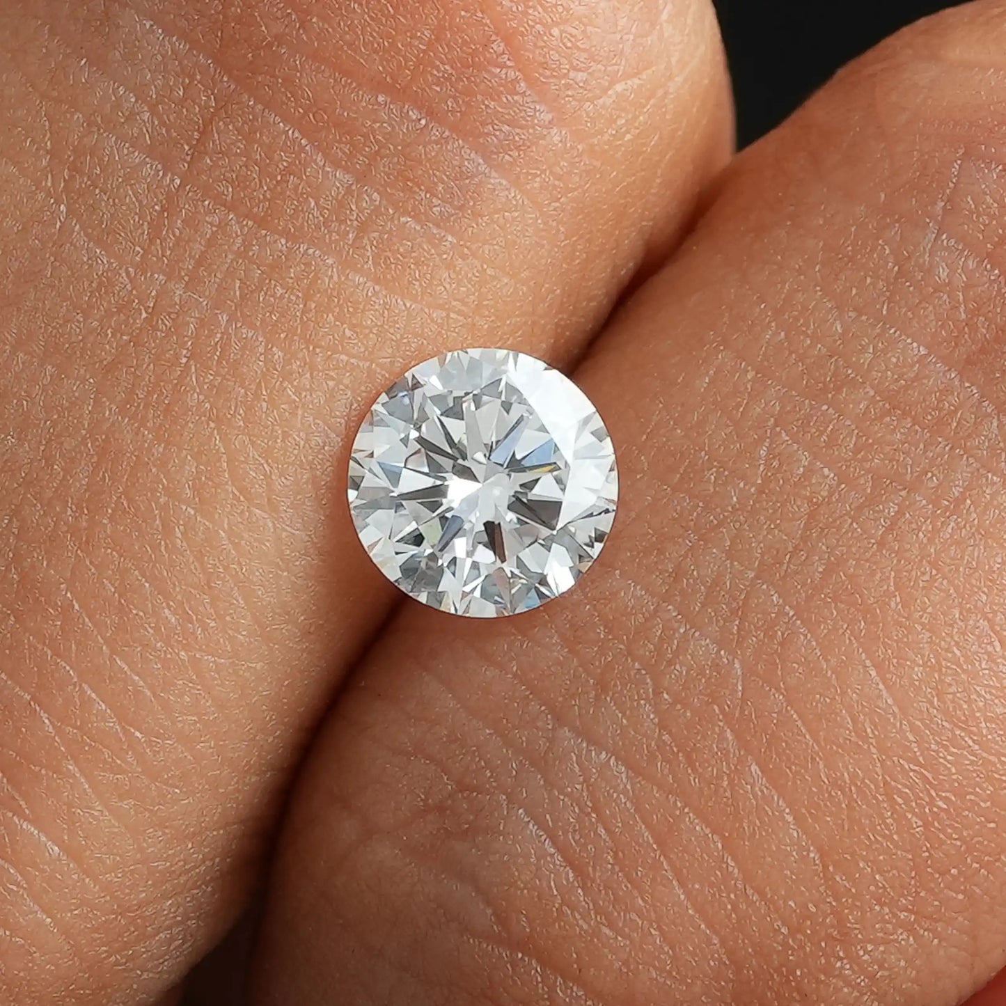 1.00 Carat  Round Cut Lab Grown Diamond  Loose
