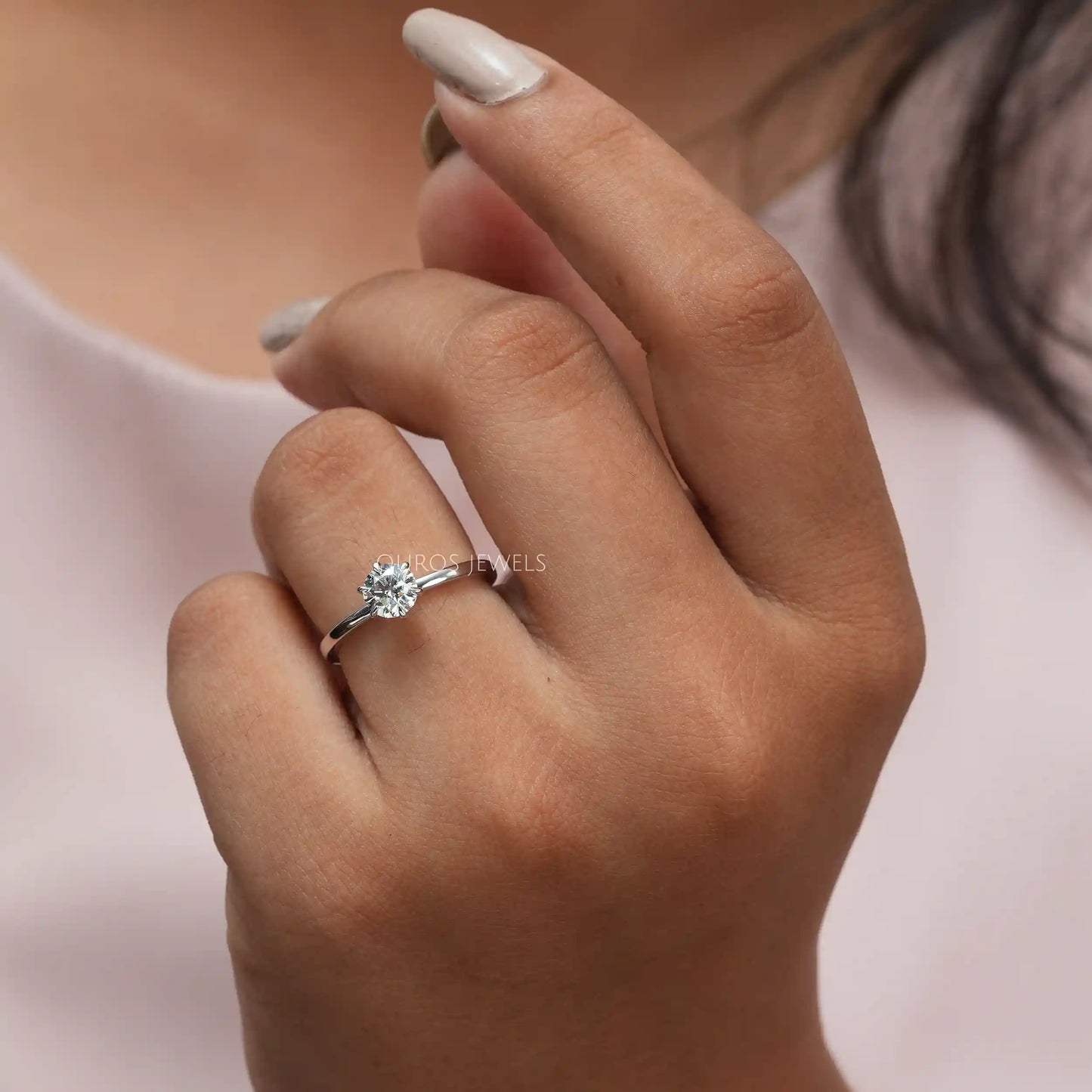 Round Cut Solitaire Ring