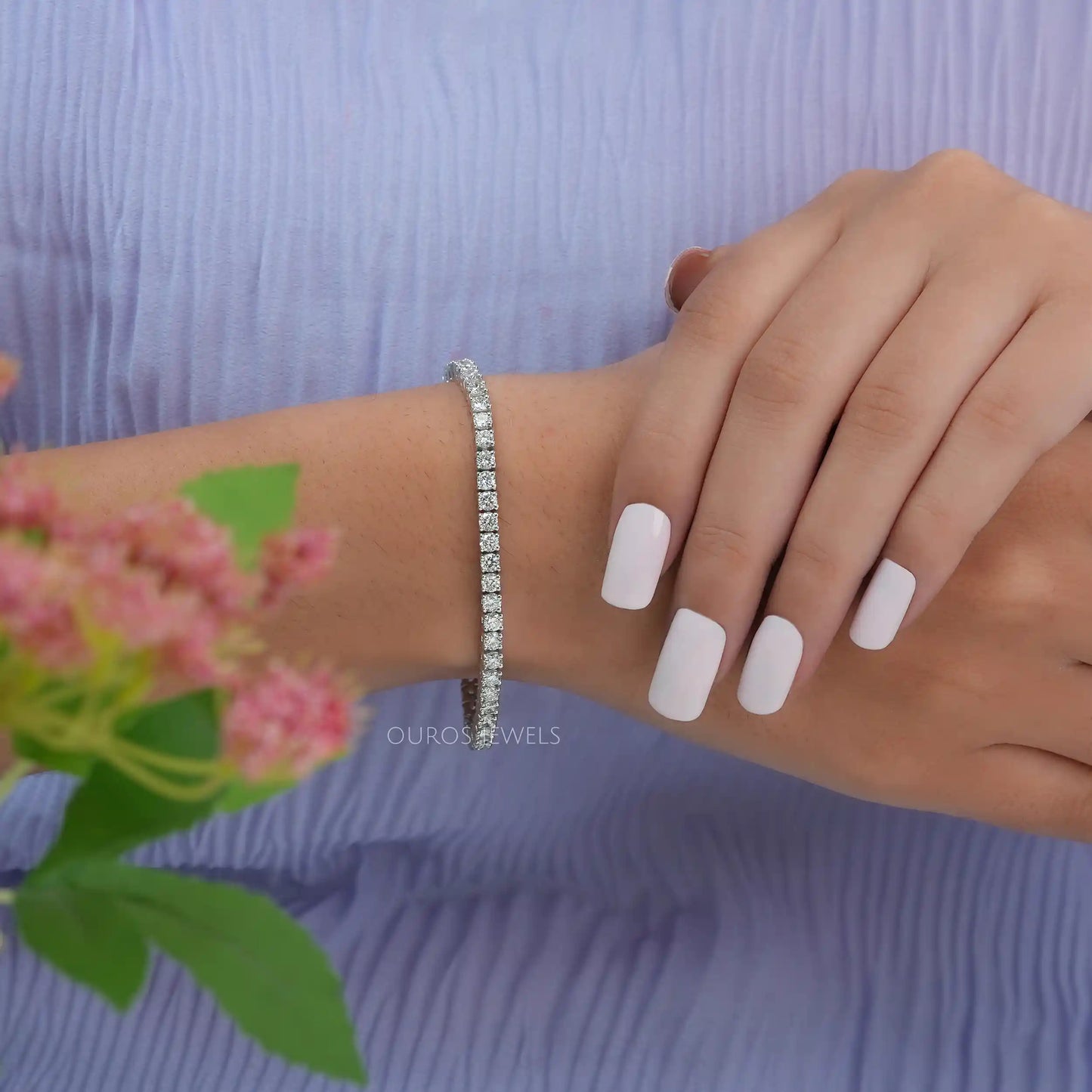 Round Diamond Tennis Bracelet
