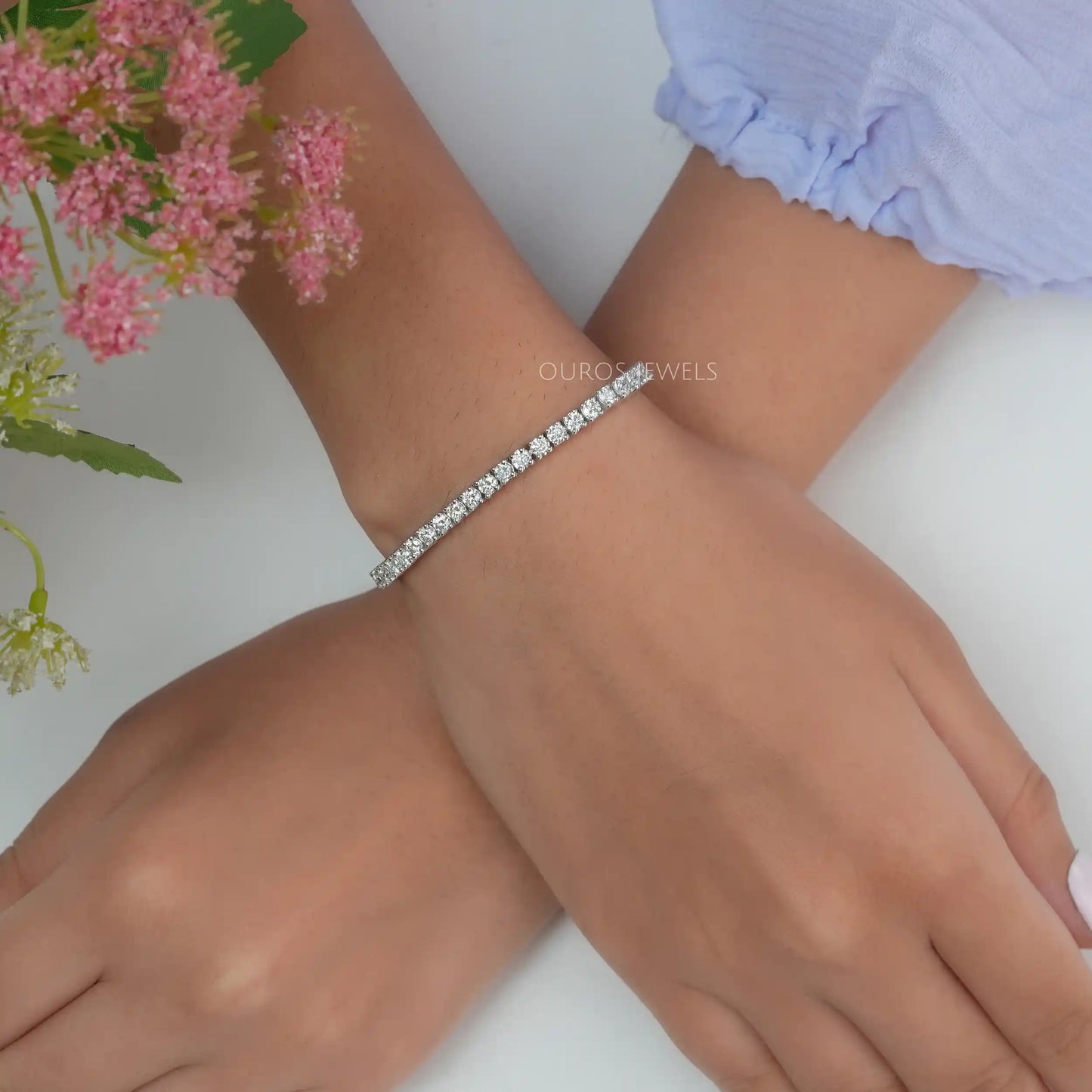 Round Diamond Tennis Bracelet