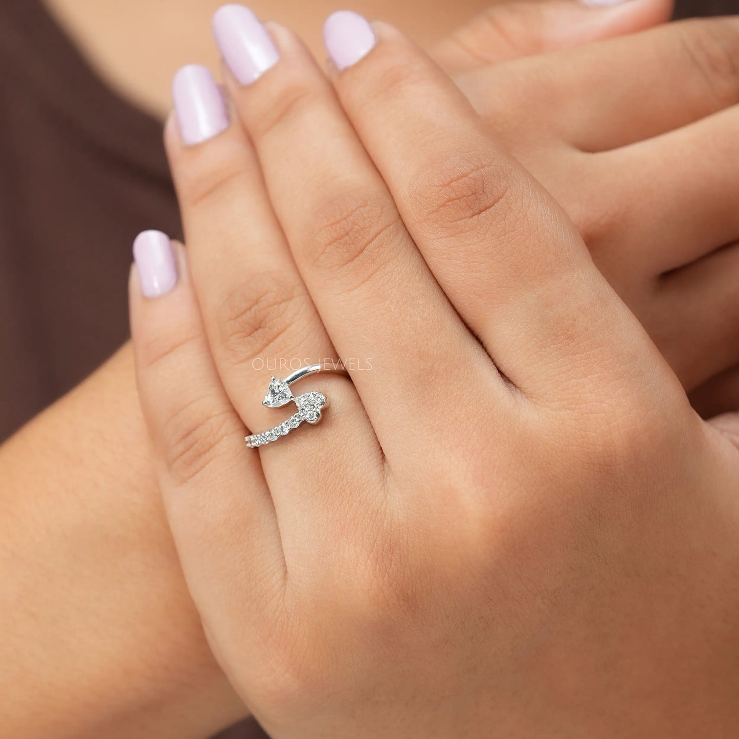 Heart Shape Diamond Engagement Ring