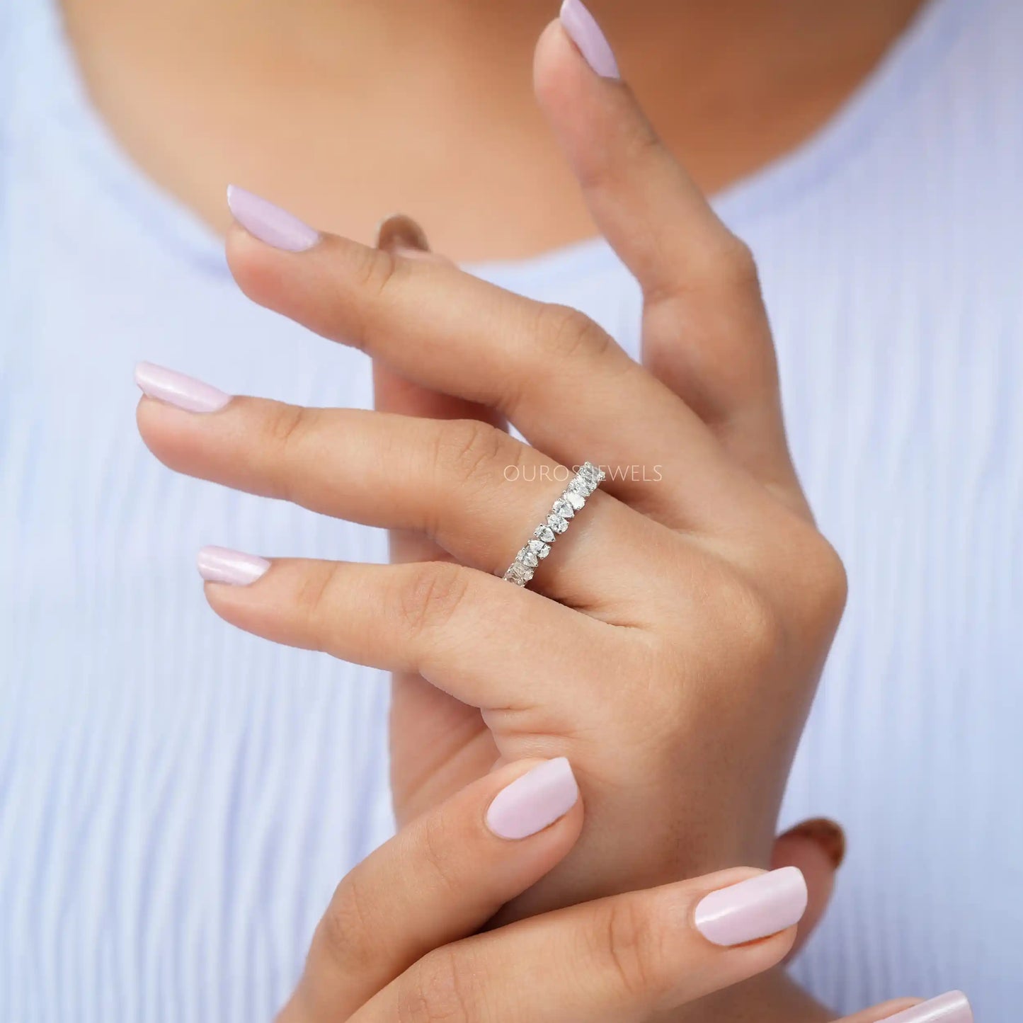Pear Lab Diamond Eternity Band