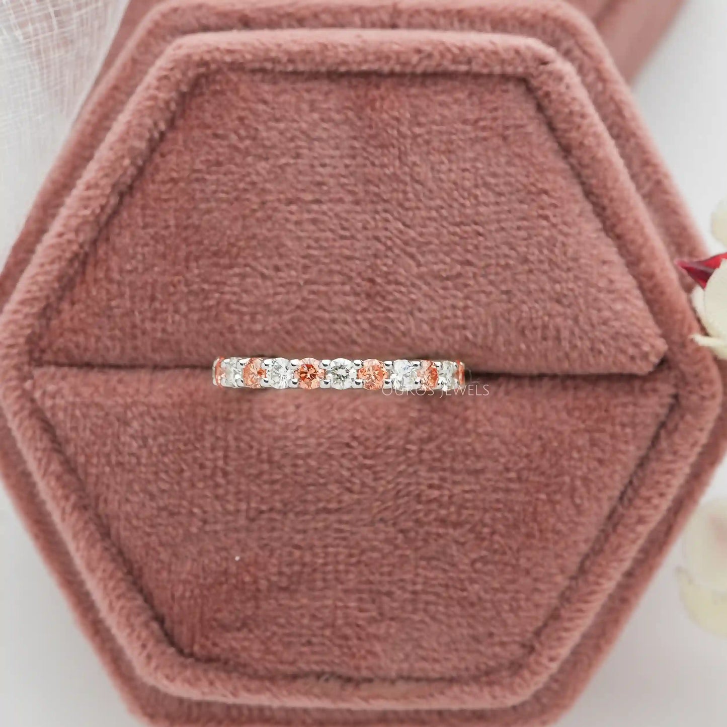 Round Cut Eternity Wedding Band