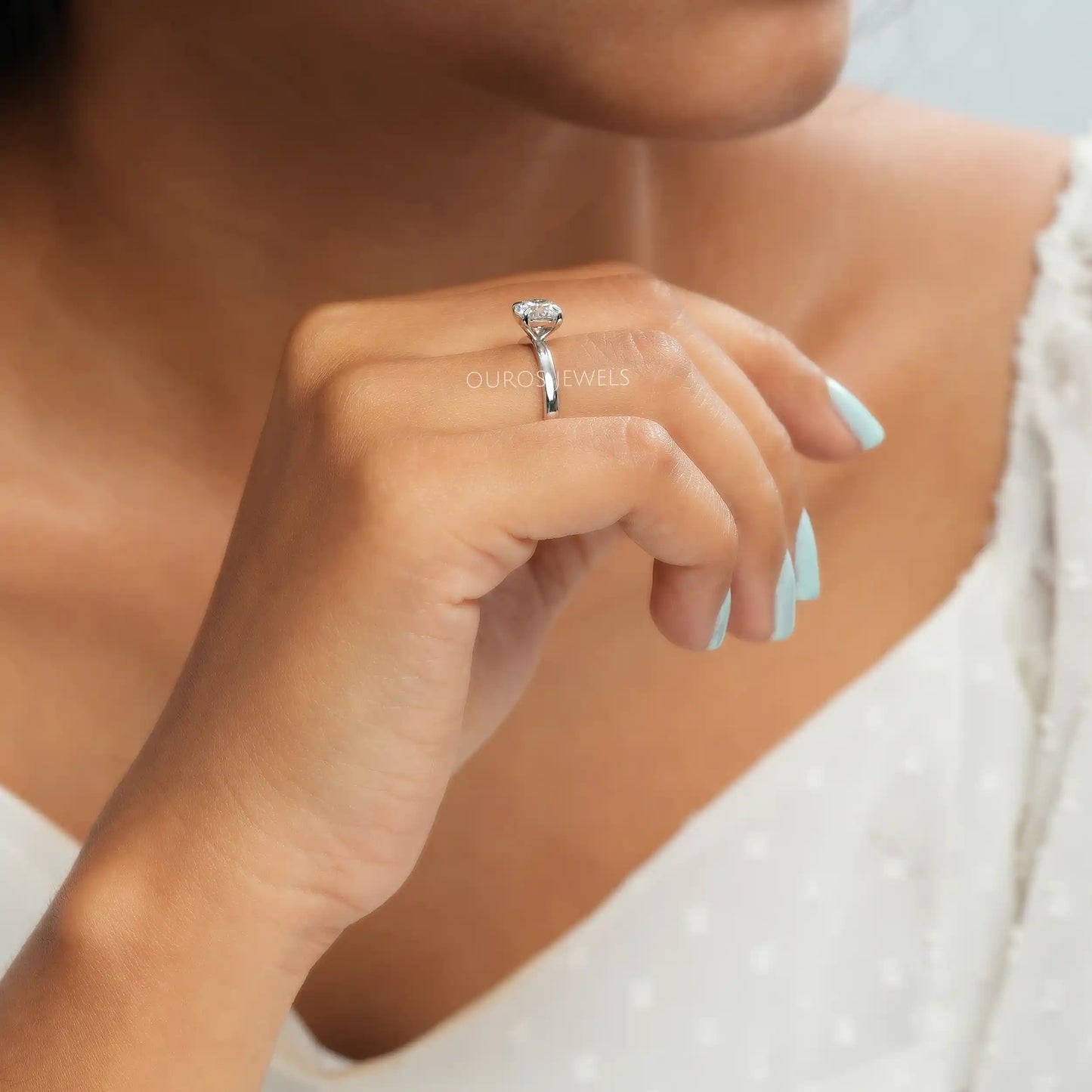 Round Cut Diamond Solitaire Ring