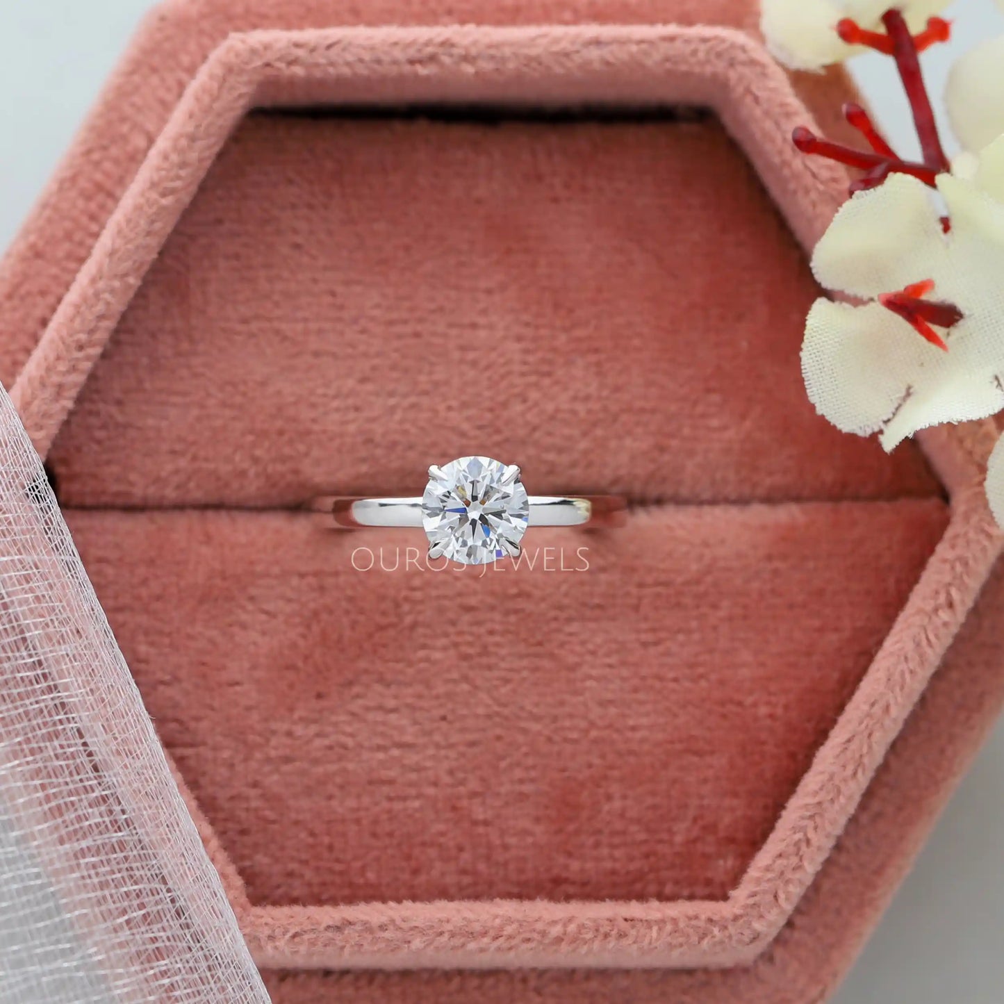 Round Cut Diamond Solitaire Ring