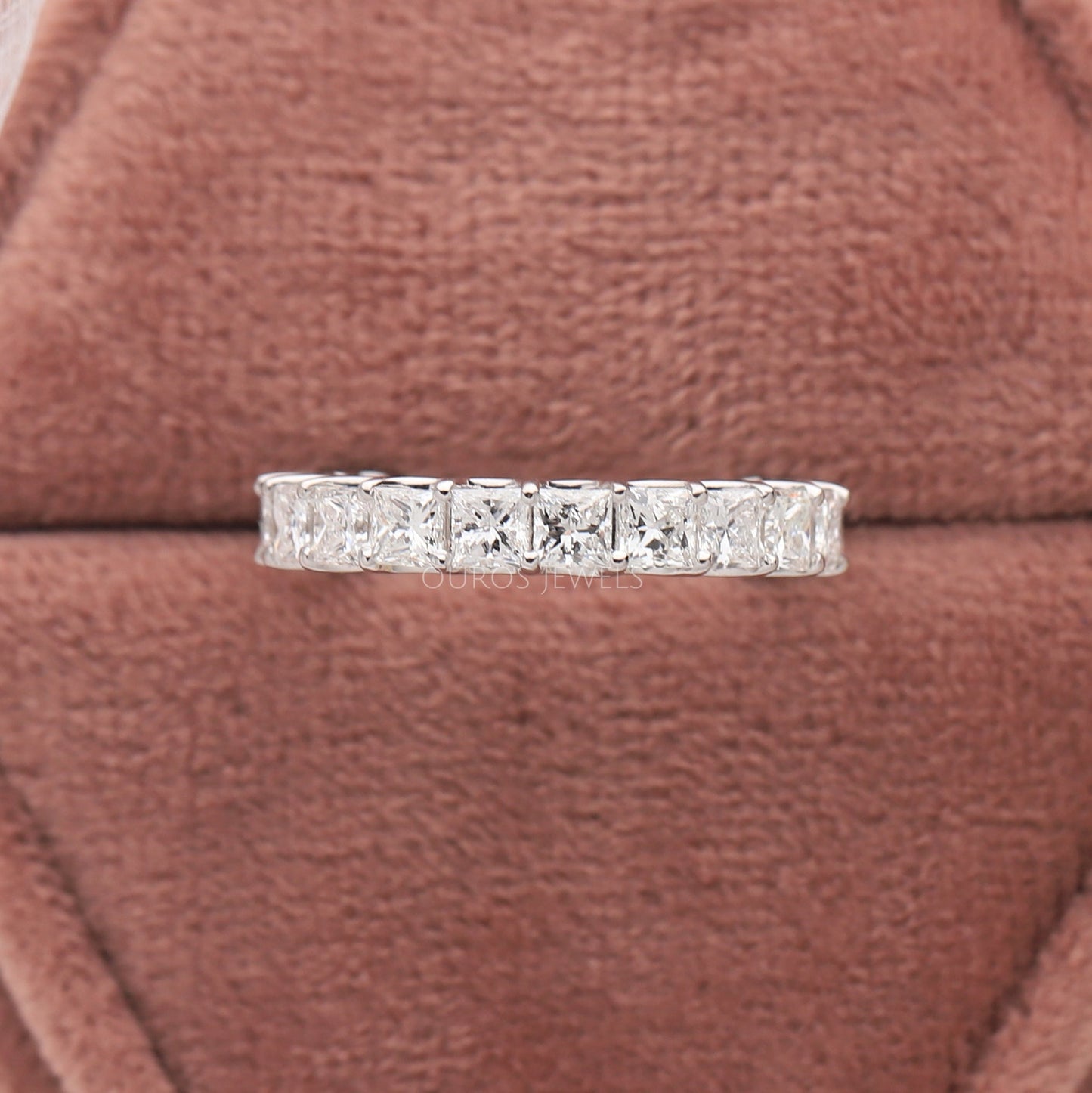 Lab Grown Princess Diamond Eternity Band