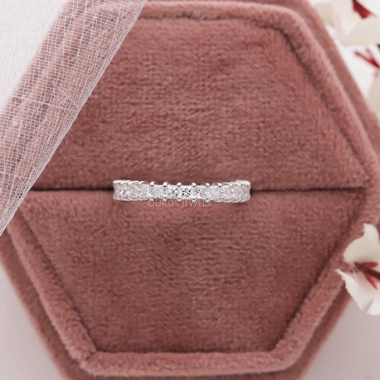 Princess Lab Diamond Eternity Band