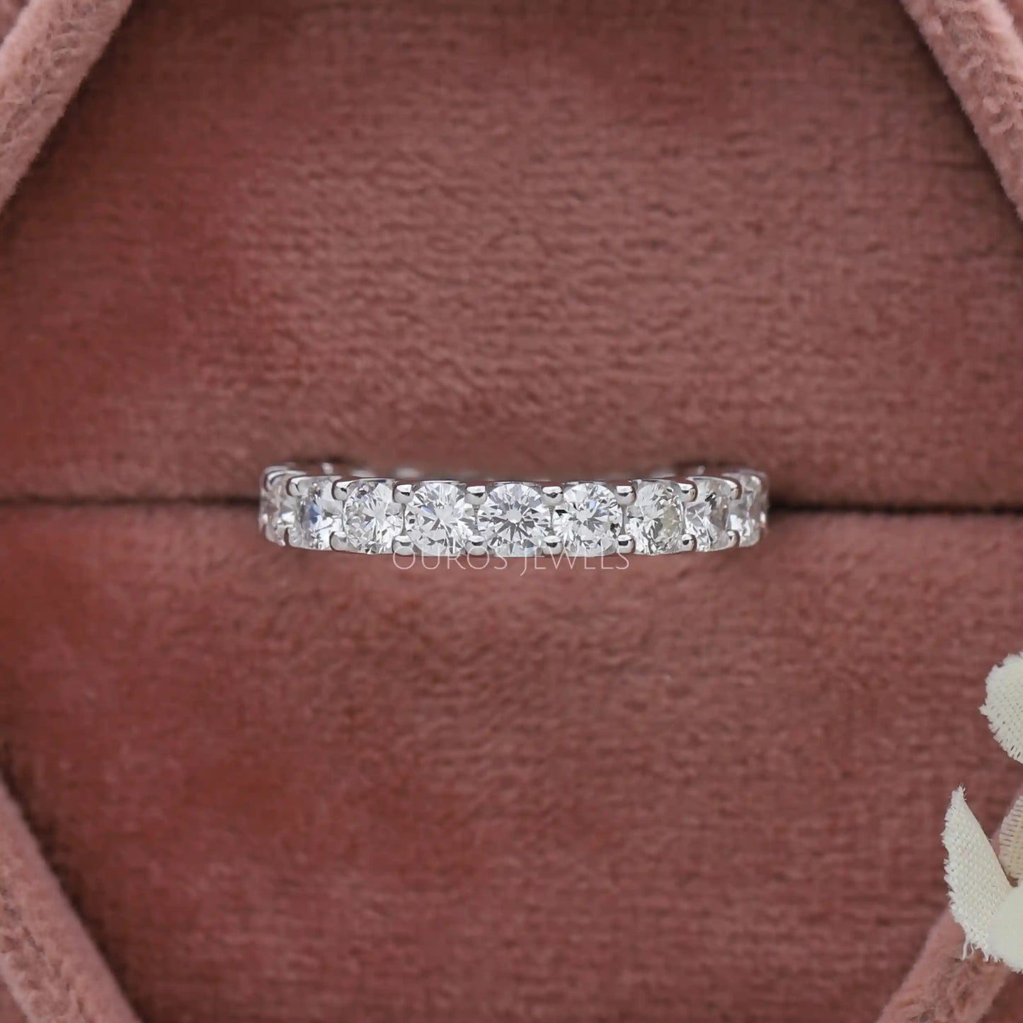 Round Lab Diamond Eternity Ring