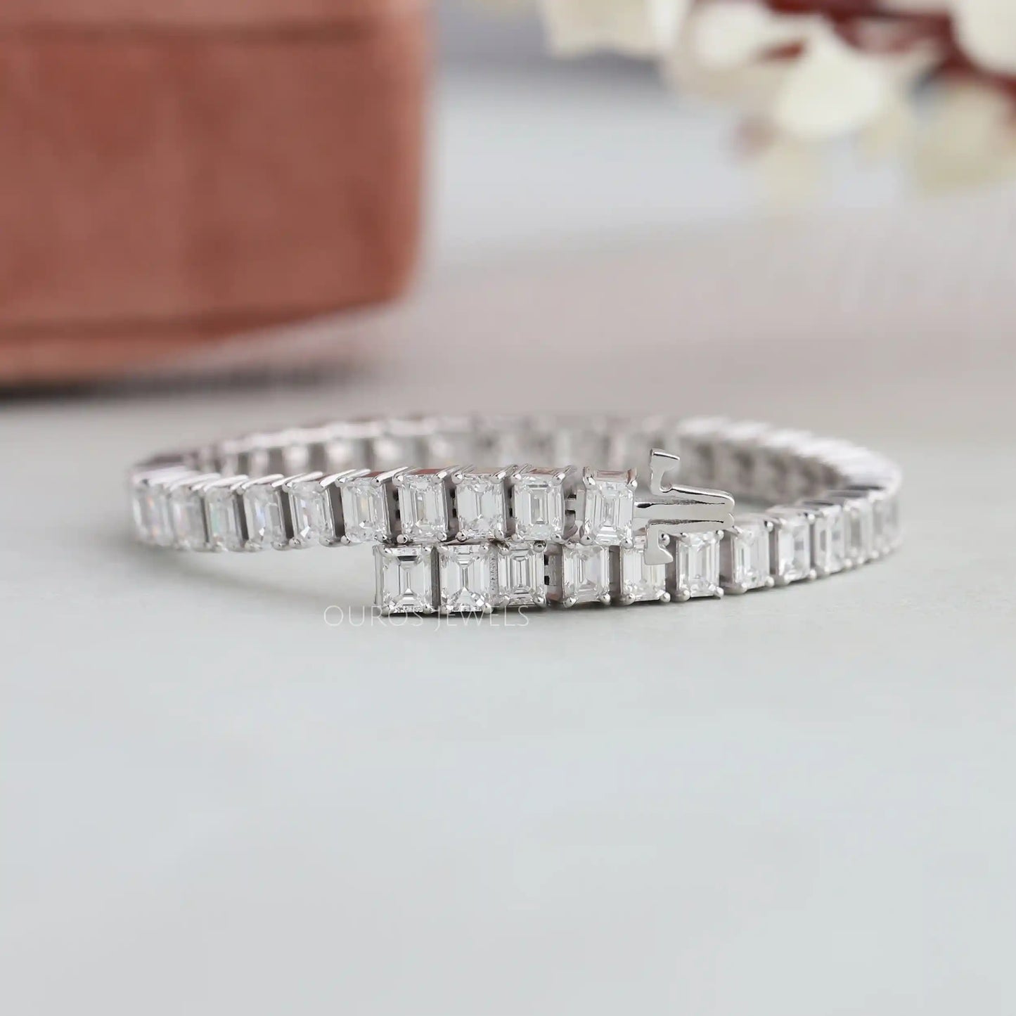 Emerald Diamond Tennis Bracelet