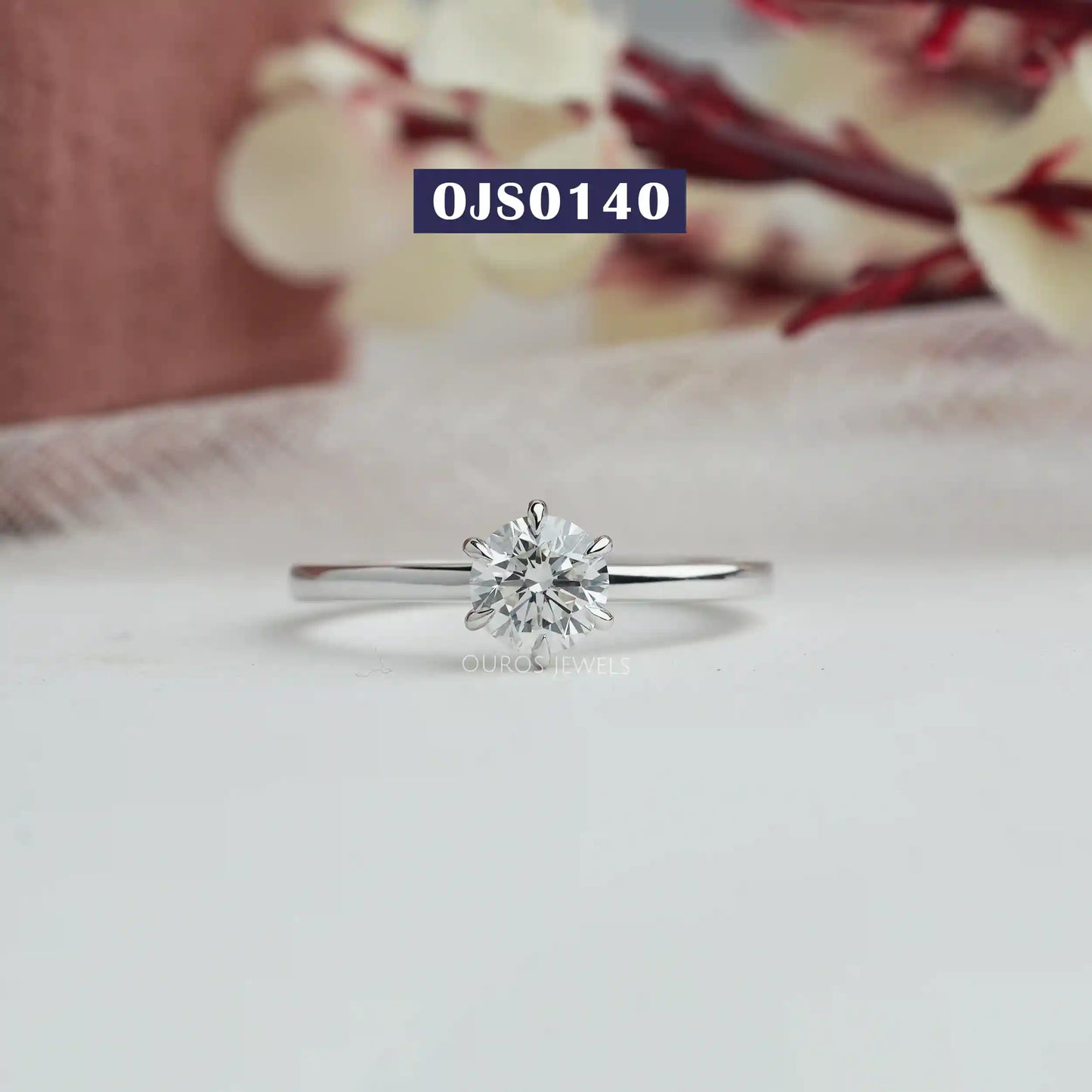 Round Cut Solitaire Ring
