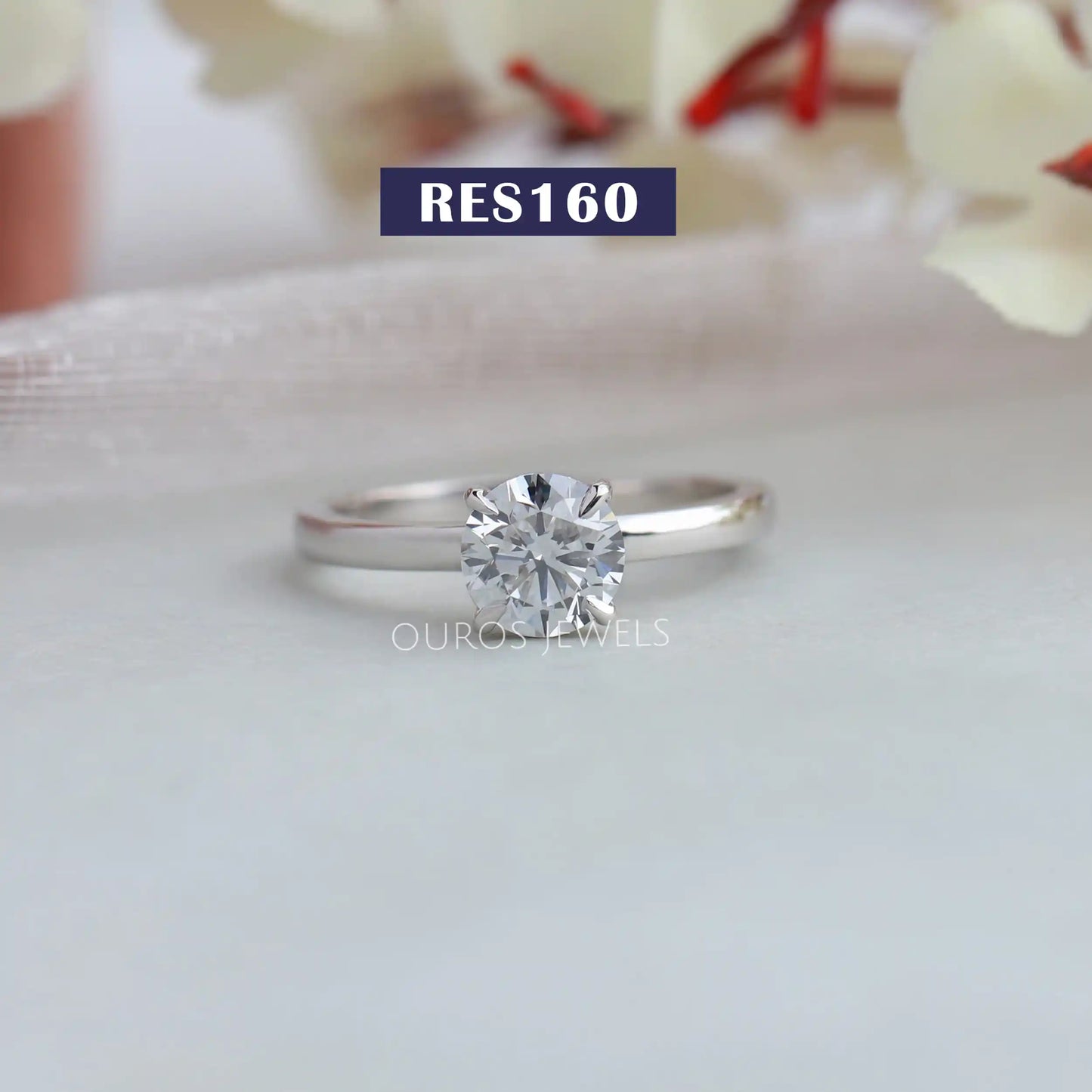 Round Cut Diamond Solitaire Ring
