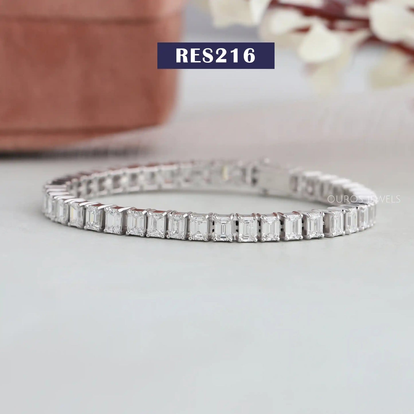 Emerald Diamond Tennis Bracelet