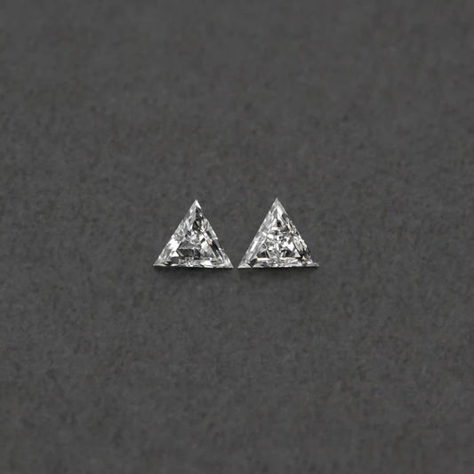 0.54 TCW Triangle Cut Lab Grown Diamond