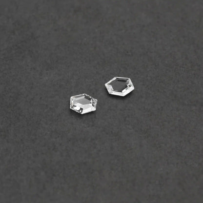 0.70 TCW Rose Cut Hexagon Lab Grown Diamond