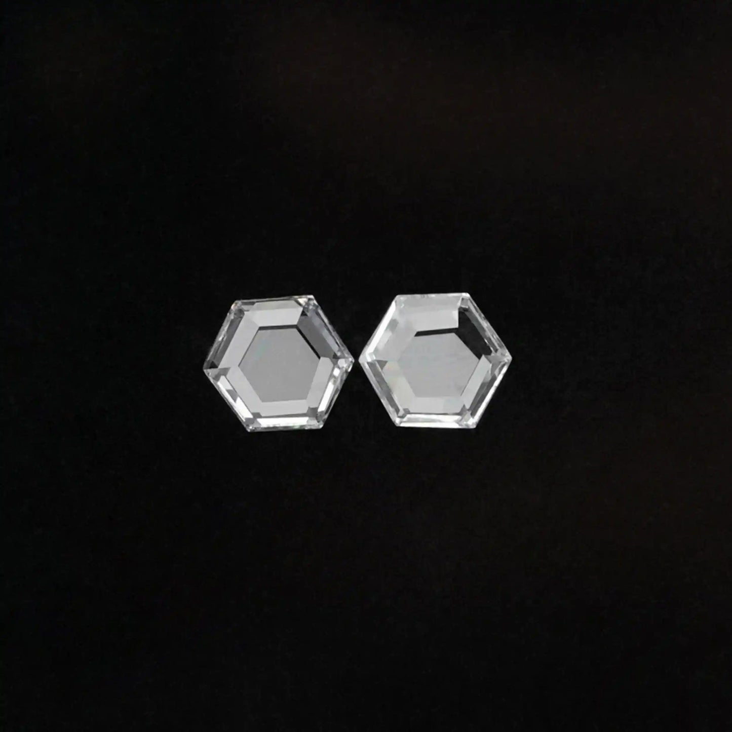 0.70 TCW Rose Cut Hexagon Lab Grown Diamond