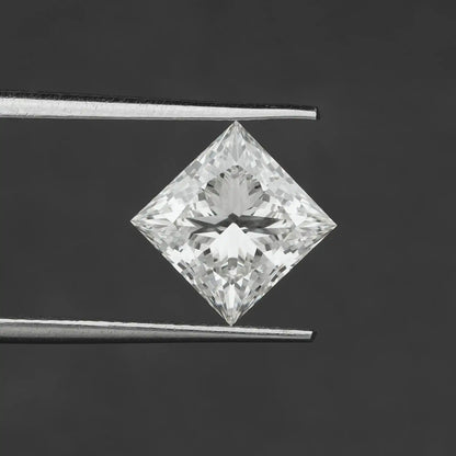 3.01 Carat IGI Certified  Princess Cut Lab Grown Diamond