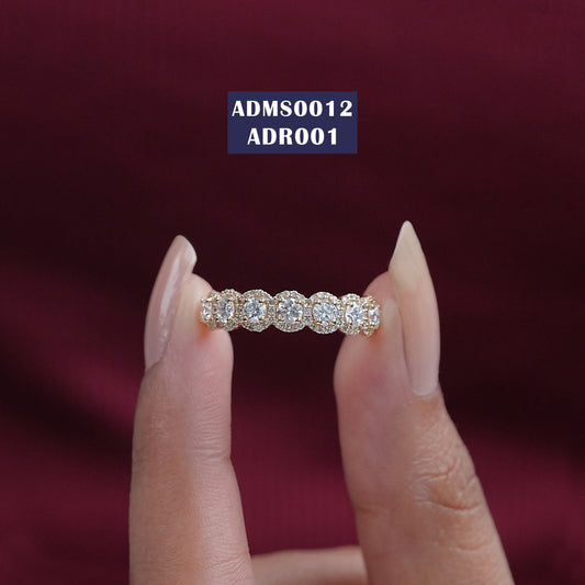 Round  Cut Lab Diamond Ring