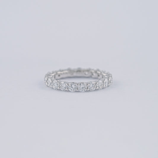 Brilliant Round Cut Eternity Wedding Band