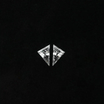 0.35 TCW Antique Shape Triangle Cut Lab Grown Diamond