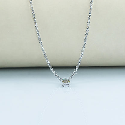 Round Cut Gemstone Pineapple Fruit Shape Kids Pendant