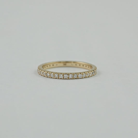 Brilliant Round Cut Eternity Wedding Band