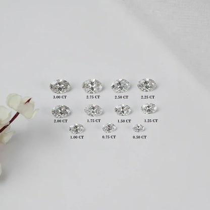 IGI Certified Oval  Cut Lab Grown Diamond