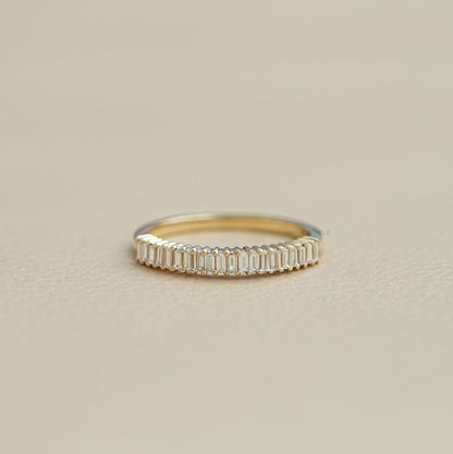 Baguette Lab Diamond Wedding Band