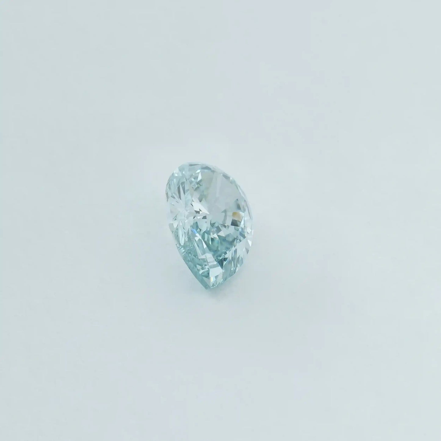 1.07 Carat Light Blue Pear Cut Lab Grown Diamond