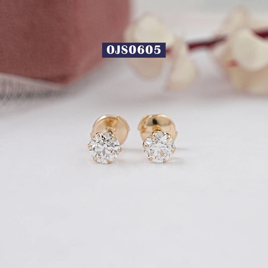 OEC Round Cut Lab Grown Diamond Stud