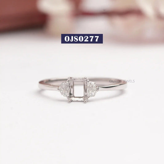 Unique   Cadillac Cut Lab Diamond  Ring