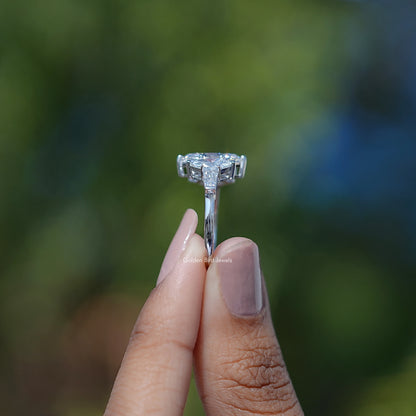 Five Stone Marquise And Baguette Diamond Ring