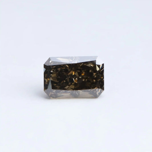 1.66 Carat Olive Radiant Cut Lab Grown Diamond