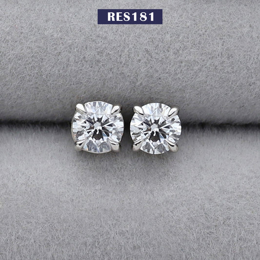 Round  Cut  Lab  Grown Diamond  Stud