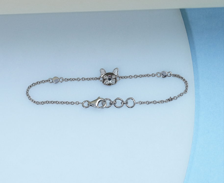 Lab Grown Diamond Dog Shape Bracelet