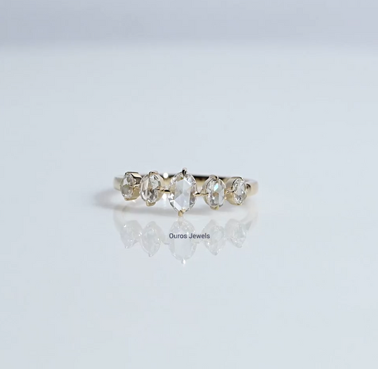 Oval Diamond Five Stone Ring