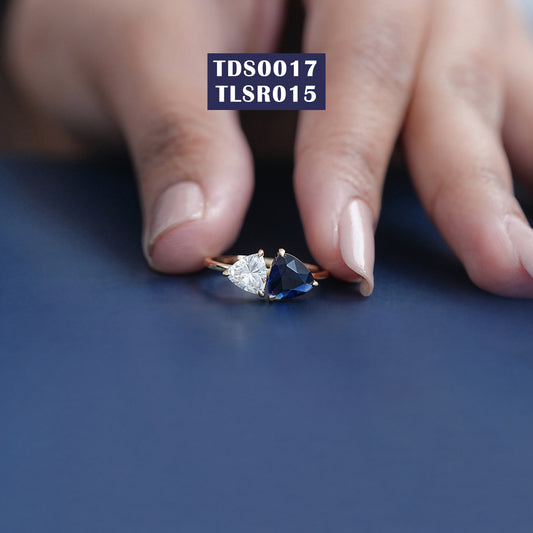 Triangle Cut Lab Grown Diamond Solitaire RIng