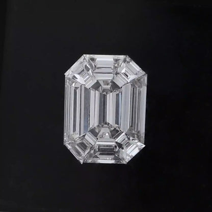 1.37 Carat Emerald Shape Pie Cut Lab Grown Diamond