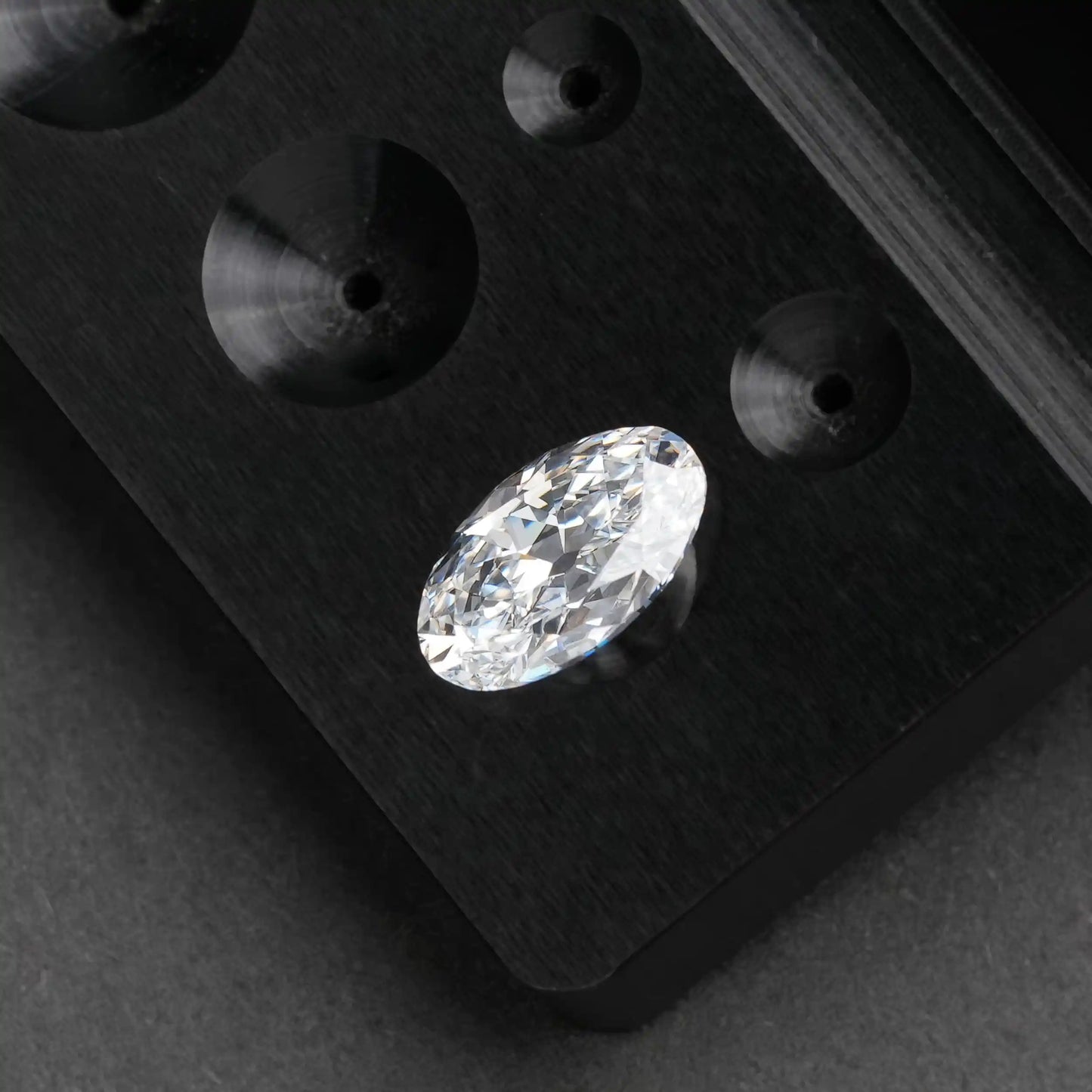 1.01 Carat Moval  Cut  Lab Grown Diamond