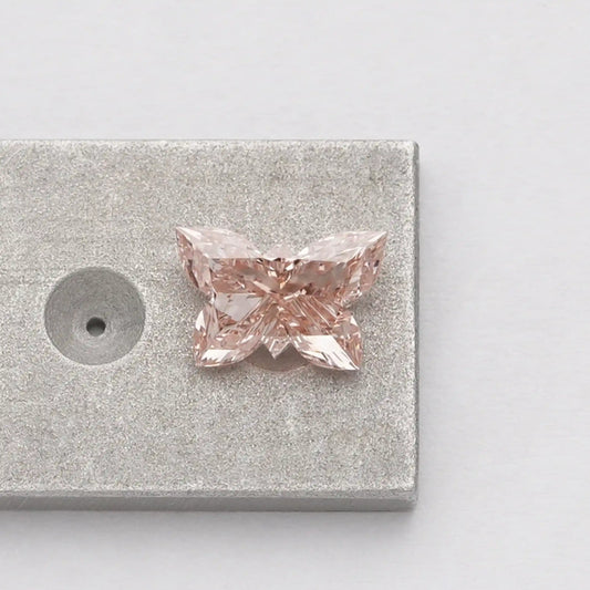 1.12 Carat Pink  Butterfly  Cut Lab Grown Diamond