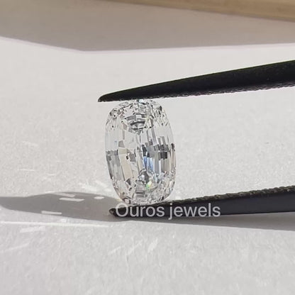 1.09 Carat Step Cut Cushion Cut Lab Grown Diamond