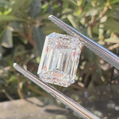 3.00 Carat Emerald  Cut Lab Grown  Diamond