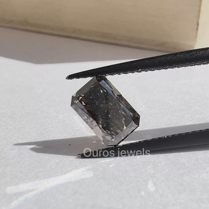 1.66 Carat Olive Radiant Cut Lab Grown Diamond