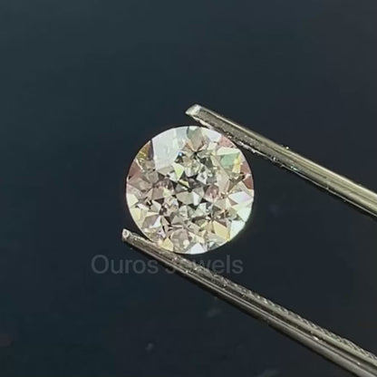 1.12 Carat Higher Crown Old European Round Cut Lab Grown Diamond