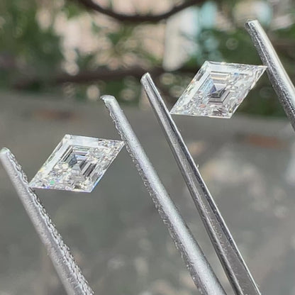0.61 TCW Lozenge Cut Lab Grown Diamond