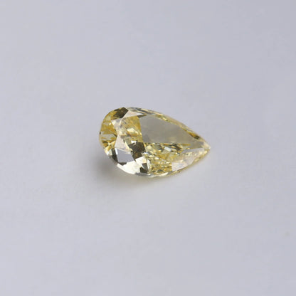 1.14 Carat Vivid Yellow Pear Cut Lab Grown Diamond