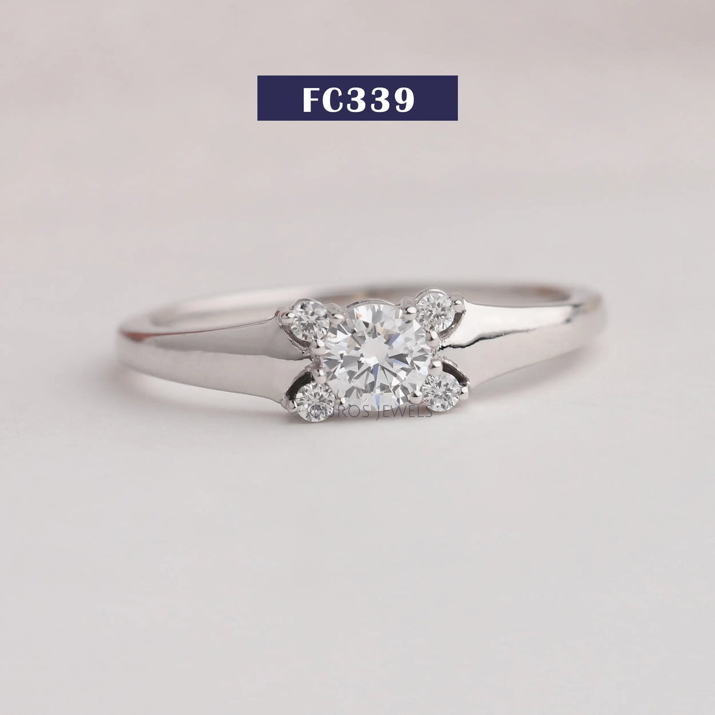 Round  Cut Lab Diamond  Ring