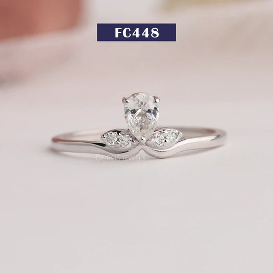 Three Stone Lab-Diamond engagement Ring