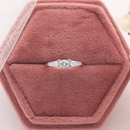 Round  Cut Lab Diamond  Ring