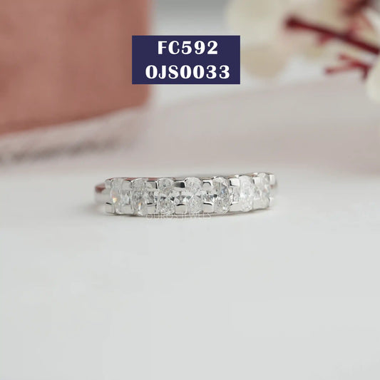 Oval Diamond 7 Stone Ring