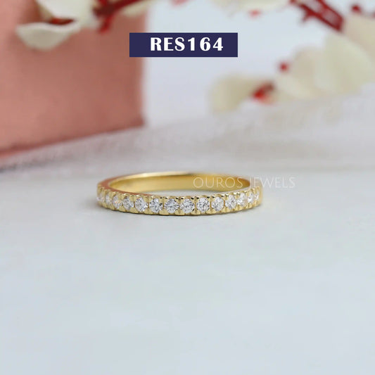 Round Lab Diamond Eternity Band